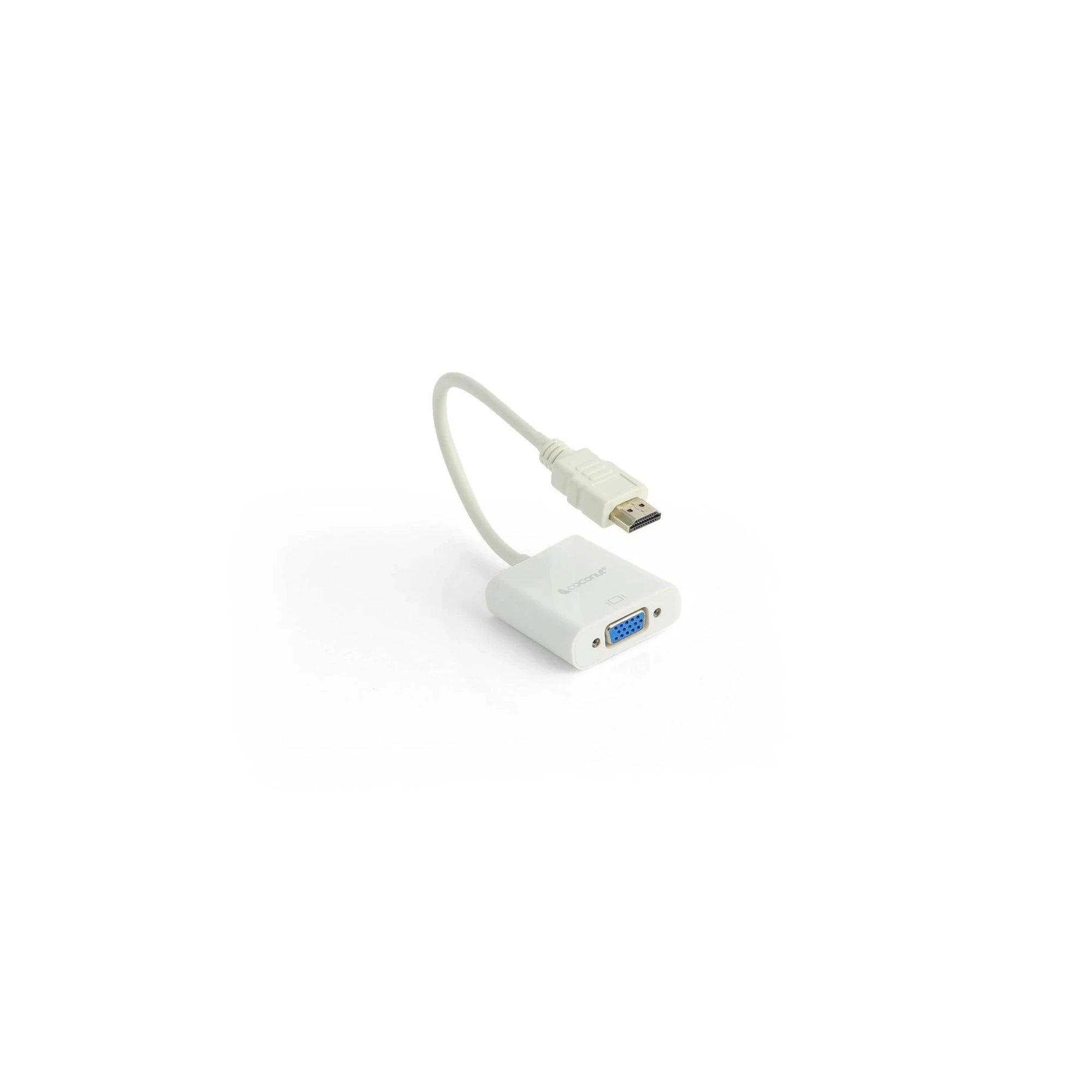 HDMI to VGA adapter for connecting HDMI devices to VGA displays